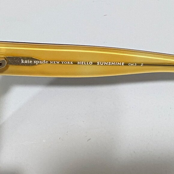 NEW Kate Spade MARIGOLD Two-Tone Cat Eye Sunglasses - Picture 4 of 5